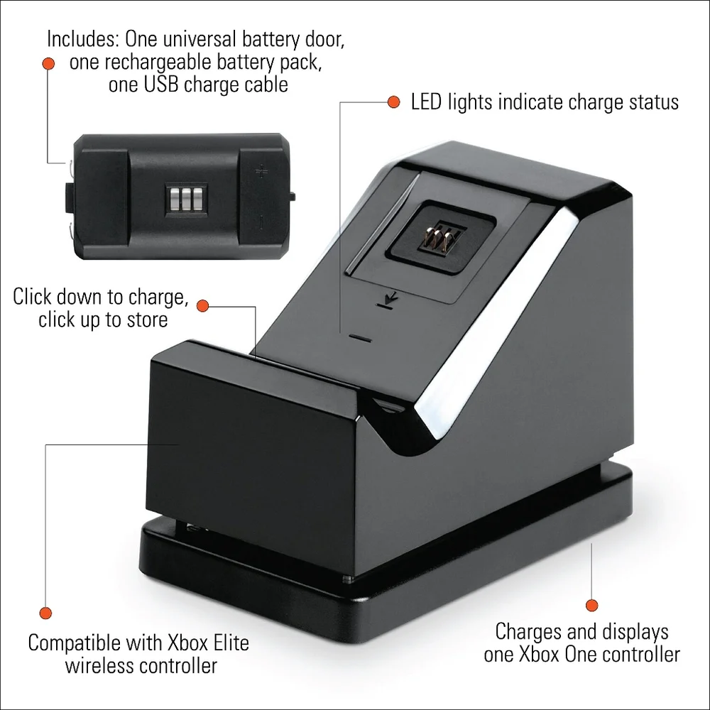 Power,A Charging Stand for Xbox One - Black